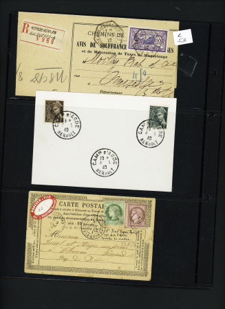 1820-1970, Plus de 220 lettres et cartes d'une variété