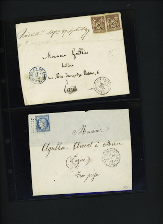 1820-1970, Plus de 220 lettres et cartes d'une variété