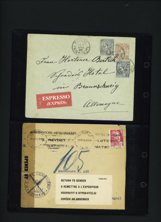 1820-1970, Plus de 220 lettres et cartes d'une variété
