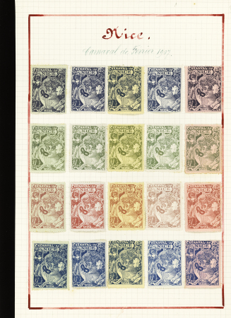 1897-1942, Joli lot de vignettes chamarrées dont Expositions,