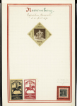 1897-1942, Joli lot de vignettes chamarrées dont Expositions,