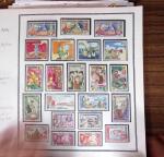 1951-1983, Collection de timbres neufs du LAOS avec