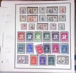 1951-1933, Collection de timbres neufs du CAMBODGE