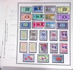 1951-1933, Collection de timbres neufs du CAMBODGE