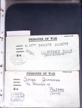 1943-1945, 38 lettres cartes de Prisonniers de Guerre,