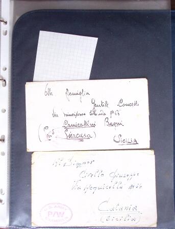 1943-1945, 38 lettres cartes de Prisonniers de Guerre,
