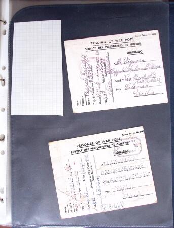 1943-1945, 38 lettres cartes de Prisonniers de Guerre,