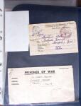 1943-1945, 38 lettres cartes de Prisonniers de Guerre,