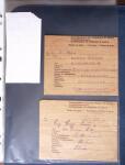 1943-1945, 38 lettres cartes de Prisonniers de Guerre,