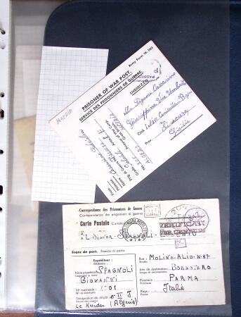 1943-1945, 38 lettres cartes de Prisonniers de Guerre,