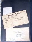 1943-1945, 38 lettres cartes de Prisonniers de Guerre,
