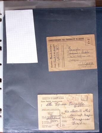 1943-1945, 38 lettres cartes de Prisonniers de Guerre,