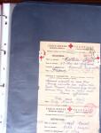 1943-1945, 8 messages Croix-Rouge et 30 lettres lettres