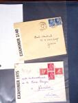 1943-1945, 8 messages Croix-Rouge et 30 lettres lettres