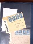 1943-1945, 8 messages Croix-Rouge et 30 lettres lettres