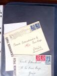 1943-1945, 8 messages Croix-Rouge et 30 lettres lettres