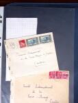 1943-1945, 8 messages Croix-Rouge et 30 lettres lettres