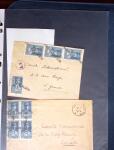 1943-1945, 8 messages Croix-Rouge et 30 lettres lettres