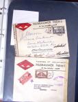 1940-1945, 47 lettres avec censures partant d'Algérie