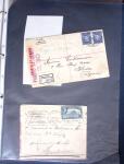 1940-1945, 47 lettres avec censures partant d'Algérie