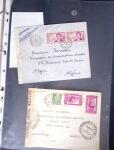 1940-1945, 47 lettres avec censures partant d'Algérie