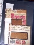 1940-1945, 47 lettres avec censures partant d'Algérie