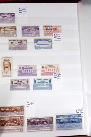 1926-1960, Petite collection d'EGYPTE en neufs et obl.
