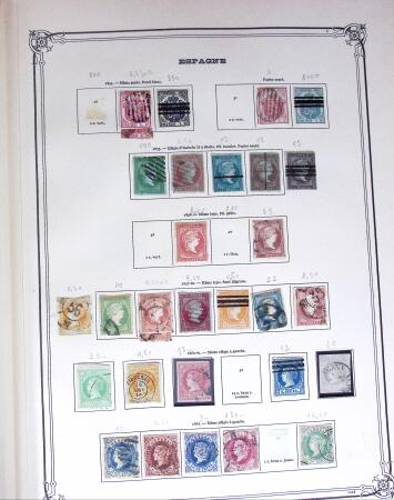 1850-1987, Mint & used collection of SPAIN in 2 large