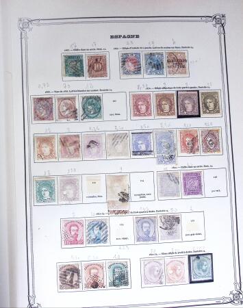 1850-1987, Mint & used collection of SPAIN in 2 large