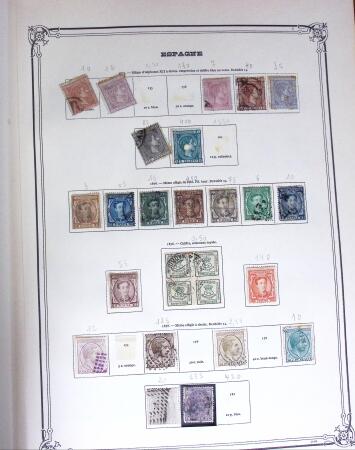1850-1987, Mint & used collection of SPAIN in 2 large