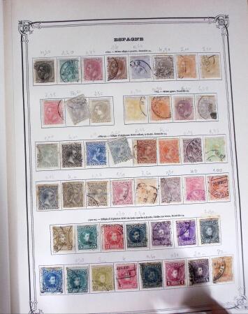 1850-1987, Mint & used collection of SPAIN in 2 large