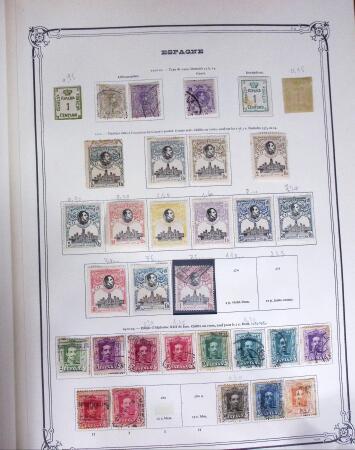 1850-1987, Mint & used collection of SPAIN in 2 large