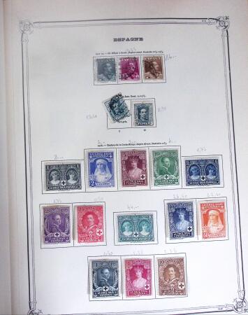 1850-1987, Mint & used collection of SPAIN in 2 large