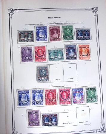 1850-1987, Mint & used collection of SPAIN in 2 large