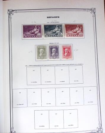 1850-1987, Mint & used collection of SPAIN in 2 large