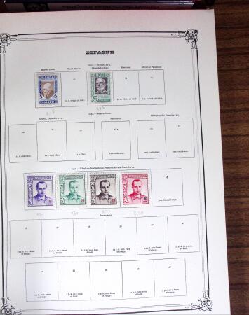 1850-1987, Mint & used collection of SPAIN in 2 large