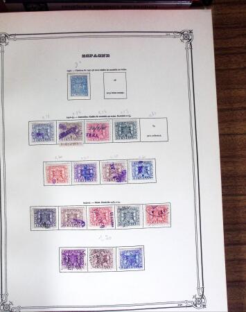 1850-1987, Mint & used collection of SPAIN in 2 large