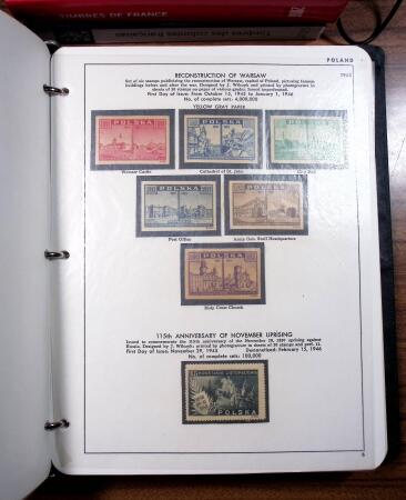 1945-1985, Mint collection of Poland in 8 albums/stockbooks