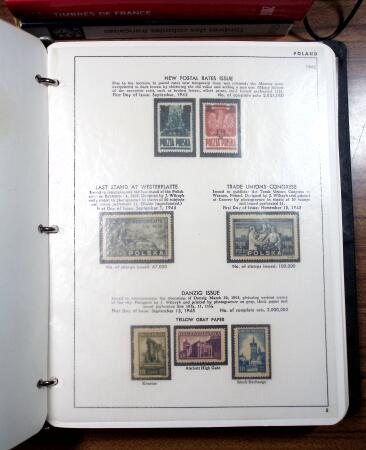 1945-1985, Mint collection of Poland in 8 albums/stockbooks