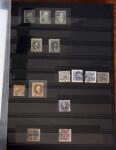 1852-1970, Small dealer's stock on cards plus stockbook