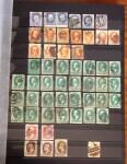 1852-1970, Small dealer's stock on cards plus stockbook