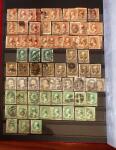 1852-1970, Small dealer's stock on cards plus stockbook