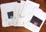 1852-1970, Small dealer's stock on cards plus stockbook