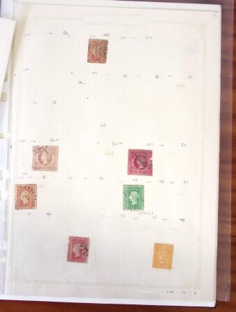 1840-1930, Somewhat untidy lot with sets of pages, albums,