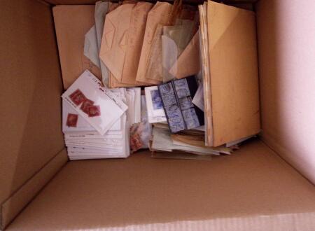1840-1930, Somewhat untidy lot with sets of pages, albums,