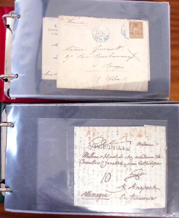 1831-1930, Ensemble de lettres datant de la période