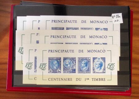 Excellent lot de blocs avec une cote Yvert > 45 000