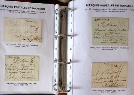 1691-1897, Collection sur les marques postales de TARASCON
