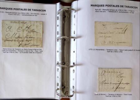 1691-1897, Collection sur les marques postales de TARASCON