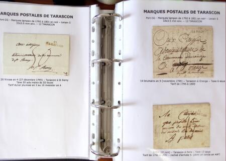 1691-1897, Collection sur les marques postales de TARASCON